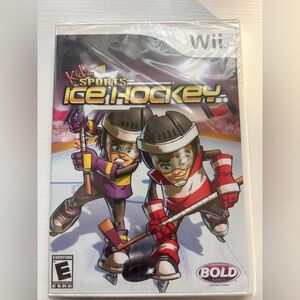 Kidz Sports : Ice Hockey Nintendo Wii CIB - Olympics USA NWT New Factory sealed